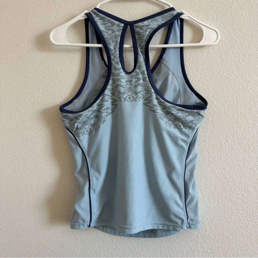 Nike Blue and Gray Athletic Tank Top - Picture 4 of 6
